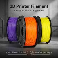 Filament d'imprimante 3D PLA mat sans traces de couche, 1,75 mm, 1 kg, 330 m de longueur, 12 couleurs, impression fluide, décoration artistique, modèle de bureau 3D