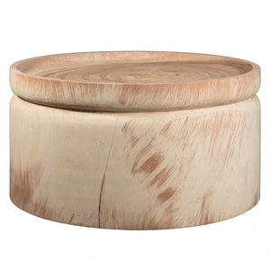 Table basse en bois de munggur massif sculpté à la main avec soin, prix de gros, pour la maison, le salon, l'utilisation dans les restaurants - Product Image 2