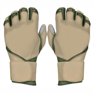 Guantes de bateo de béisbol de cuero para hombre, venta al por mayor, guantes de bateo de softbol, agarre duradero transpirable de alta calidad, deportes cómodos - Product Image 3