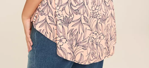 เสื้อยืดลำลองขนาดพลัสไซส์สำหรับผู้หญิงพิมพ์ลายดอกไม้ปรับแต่งได้ผ้าจากผู้ผลิตเสื้อผ้า - Product Image 4