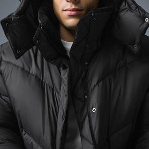 Chaqueta Larga de Invierno para Hombre, Estilo 2026, Logotipo Personalizado al por Mayor, Abrigo Grueso Moderno a Prueba de Viento - Product Image 5