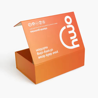 Boîte rigide en carton ondulé haut de gamme, écologique, avec fermeture magnétique, personnalisable, lamination brillante, UV, cosmétiques, parfum