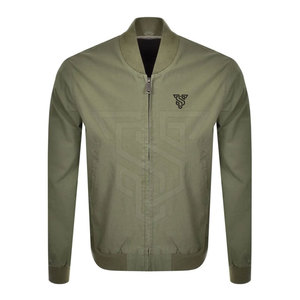 Blouson Bomber Homme Personnalisé Respirant Séchage Rapide en Nylon/Polyester Coupe-Vent Style Urbain Tendance Nouveau Design Col Montant - Product Image 1