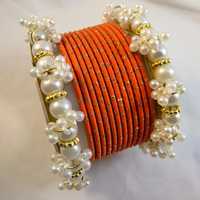 Ensembles de bracelets de mariage pour femmes à la mode, en alliage de cuivre, tailles et couleurs personnalisées, bijoux de mariée tendance, faits à la main, imitation perle