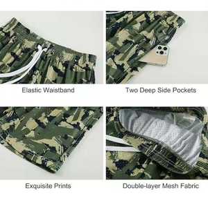 <b>Men's</b> High Waist B503 Sporty Corduroy Plaid Sports <b>Shorts</b> Breathable Summer Crop Eco-Friendly - Product Image 6