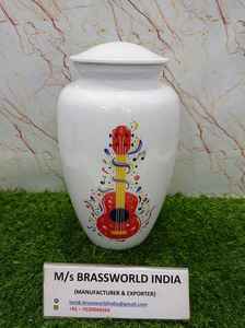 Magnifique urne de crémation pour cendres humaines avec ailes cuivworld inde - Product Image 6