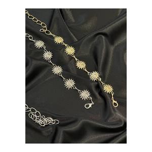 Ceinture de taille pour femme Gunes Gold and Silver, ceinture de robe, ceinture de jupe, ceinture de pantalon - Or-Argent - Product Image 1