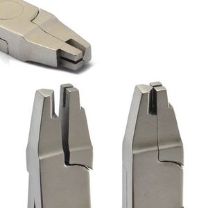 Instrumentos ortopédicos dentales, alicates de gancho de bola de arco crimpable, manual de acero inoxidable y material metálico, herramienta de ortodoncia des - Product Image 2