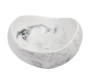 Cuencos de resina para comida o ensalada, mesa de estilo único, acabado de resina, comida redondeada, arroz para servir, artesanías de media luna - Product Image 1