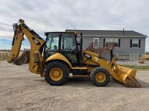 Caterpillar 424 barato - 4WD, martillo hidráulico, aire acondicionado, desplazamiento lateral - Product Image 5