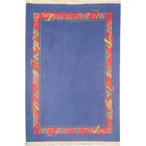 Alfombra Anudada a Mano de Estilo Oriental, Colección Indo Nepal, Estilo Indio, con Lana Natural, Área de 8'2 x 6'6 - Product Image 1