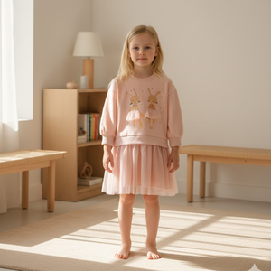 فساتين أطفال كاجوال جميلة للبنات بتصميم جملة، فساتين حفلات للأطفال، فستان أميرة من التول للبنات الصغيرات لفصل الصيف - Product Image 3