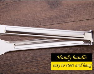 Stainless Steel <b>Buffet</b> Serving Salad Tongs Serving Food Tongs for Frying, Cooking, Clipping Toast Bread, Grilling, Pastry - Product Image 3