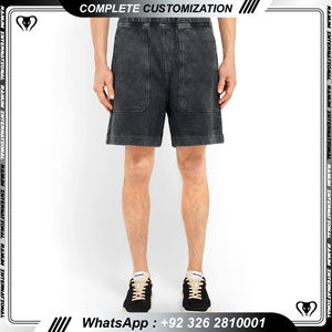 Short de sport décontracté personnalisé délavé à l'acide été Streetwear Vintage shorts délavés pour hommes - Product Image 2