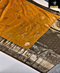 TENDENCIA SEDA SUAVE ZARI TEJIDO TRABAJO SAREE CON BLUSA SIN COSTAR DESPIECE DE FIESTA PRECIO AL POR MAYOR ROPA ÉTNICA SAREES SEDA INDIA - Product Image 2