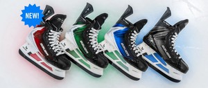 Stock <span class=keywords><strong>Bauer</strong></span> 100% authentique ! <span class=keywords><strong>Patins</strong></span> de hockey sur glace Vaporr FlyLite Senior personnalisés avec garantie d'un an et protection active - Product Image 4