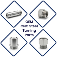 Pièces usinées par micro-CNC en acier au carbone de qualité A36, A529, A572, A366, A513, 1020, 1045, 4130 1018, pièces tournées par CNC