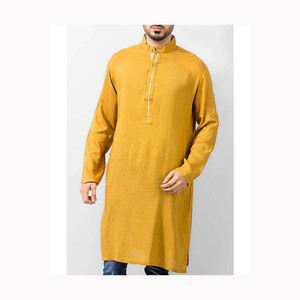 Ropa India Salwar Kameez Ropa Islámica Hombres Musulmanes Hombres Árabes Thobe Thawb Caftán Ramadán Disfraces Arabia Abaya Hombre - Product Image 4