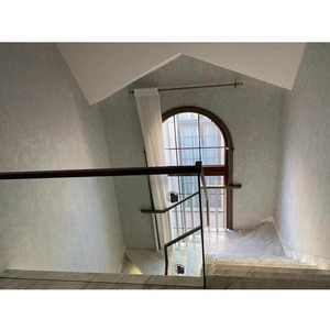 Rampe en verre design moderne pour escaliers d'intérieur Matériau résistant à l'eau pour une utilisation intérieure Installation facile de bricolage - Product Image 2