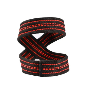 Muñequeras unisex para entrenamiento de gimnasio, logotipo personalizado, venta al por mayor, equipo de levantamiento de pesas de 8 figuras, resistente, peso ajustable, antideslizante - Product Image 4