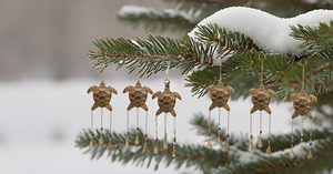 Turtle Shape Wind Chimes Indoor and Outdoor Home Office Garden Decorative Hanging <b>Ornament</b> with Multiple Metal Beads Bells - Product Image 4