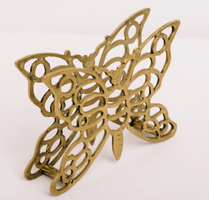 Porte-mouchoirs en laiton feuille Design support en bois cuisine noël or poli papier porte-mouchoirs pas cher prix - Product Image 4