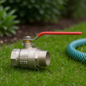 Robinet à bille GEKA Plus en laiton IG 1, taille nominale 25 mm, 1? Connecteurs de jardinage à filetage externe pour l'eau - Product Image 3