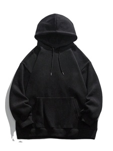 Sweat-shirt à capuche à manches longues en coton 100% personnalisé en gros pour hommes, imprimé sur mesure, pour l'automne - Product Image 3