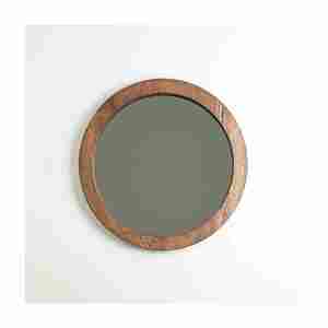 Meilleures ventes à bas prix Grand miroir fait à la main Décoration intérieure Cadre en bois rond Design personnalisé de qualité supérieure - Product Image 4