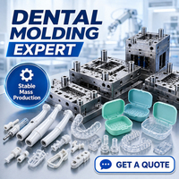 Molde de inyección de plástico para caja de retenedores dentales, molde para perforadora dental, molde abierto para hilo dental de agua, carcasa para perforadora, moldeado por inyección