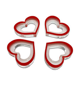 อุปกรณ์เสริมตารางร้านอาหารตะวันตกวันวาเลนไทน์หลายสีสร้างสรรค์รักอาเกตแหวนผ้าเช็ดปากสําหรับงานแต่งงานและตกแต่งบ้าน - Product Image 3