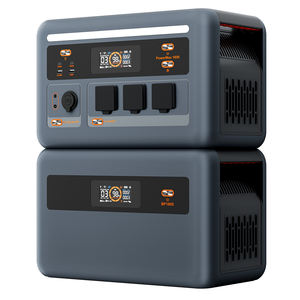 NOUVELLE Centrale Électrique Portable 2400W 2560Wh, Générateur Solaire UPS pour la Maison, le Camping en Camping-car et les Pannes de Courant, Affichage LED - Product Image 1