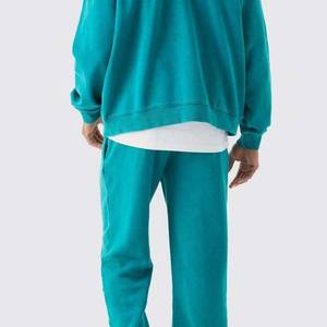 Nuevo diseño personalizado OEM de moda su propio logotipo trajes de chándal con cremallera completa con cremallera más cálidos trajes de chándal 100% algodón adultos - Product Image 4