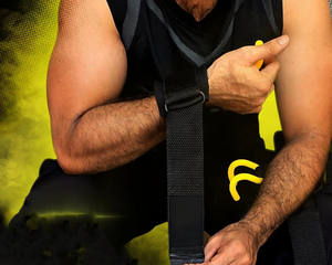 Sangles de musculation personnalisées en gros avec logo, poignées de gym pour la musculation, les soulevés de terre, les tractions, l'entraînement de force - Product Image 3