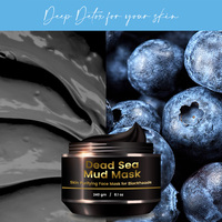 Venta caliente 100% Máscara del Mar Muerto 240gm cuidado facial para todo tipo de piel disponible a precio al por mayor con logotipo personalizado