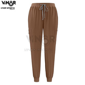 Pantalon de jogging d'infirmière d'hôpital de nouveau style en gros costumes uniformes en tissu tissé à vendre - Product Image 3