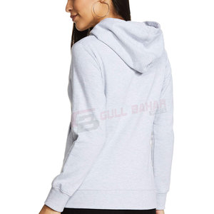 Sudaderas con Capucha de Estilo Casual para Mujer, Personalizables, Ligeras, Transpirables, de Poliéster/Algodón, con Logotipo Frontal - Product Image 2