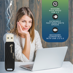 64GB <b>USB</b> 3.2 Flash <b>Drives</b> with <b>USB</b>-A and <b>USB</b>-C Compatibility (6-Pack) - Product Image 3