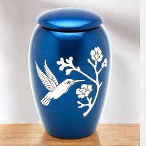 Urna de cremación de Metal hecha a mano moderna para adultos, último diseño, recuerdo, jarrón de estilo adulto para suministros funerarios - Product Image 4