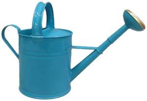 Bidon d'eau galvanisé compact et durable avec poignée et bec pratiques pour des tâches d'arrosage extérieur sans effort - Product Image 3