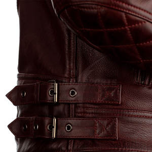 Chaqueta de Cuero Acolchada de Invierno para Hombre, Hecha a Medida, Estilo Casual, Impermeable, Transpirable, Ecológica, Servicio OEM - Product Image 5