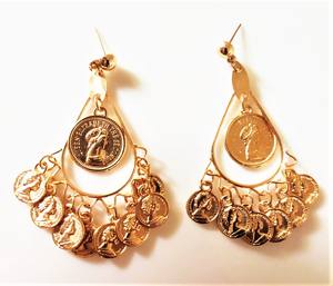 2024 nuevos pendientes de aro hechos a mano de coco de moda joyería hawaiana pintada a mano para regalo de mujer - Product Image 6