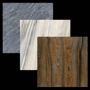 Carrelage en pierre de luxe moderne de haute qualité 300X600 600X600 600X1200 pour les décorations Carrelages de sol solides de l'entreprise - Product Image 2