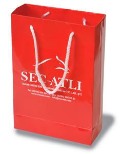 Sacs en papier personnalisés de luxe, écologiques, recyclables, imprimés offset, pour la vaisselle, la literie et l'usage domestique - Product Image 2