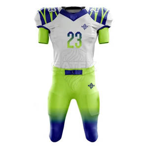 ชุดฟุตบอลอเมริกันแขนสั้นระบายอากาศสไตล์แฟชั่นผ้าโพลีเอสเตอร์100% คุณภาพสูงผลิตจากปากีสถาน - Product Image 1