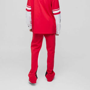 Dernier design 2026 Hip Hop Street Wear Pantalon de jogging ample en coton mélangé léger et décontracté imprimé pour hommes - Product Image 3