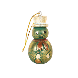 Wholesale Mini Hanging <b>Wooden</b> <b>Christmas</b> <b>Tree</b> Decoration Winter Snowman Hanging Ornament MOQ 100pcs - Product Image 1
