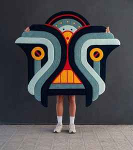 Alfombras de Lana Grandes, Modernas y Ecológicas, Tejidas en Color Sólido, Antideslizantes, Lavables, con Revestimiento de PVC para Sala de Estar - Product Image 1