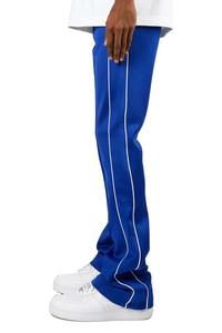 ขายส่งผ้าฝ้ายสลิมฟิตกางเกงวอร์มจ็อกเกอร์ซ้อนกางเกงผู้ชายเหงื่อติดตามกางเกงขากว้างเปลวไฟ - Product Image 5