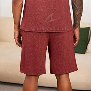 Pantalones cortos elásticos y camisa informal para hombre, recién llegados, conjunto de dos piezas de verano para venta al por mayor - Product Image 6